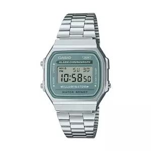 카시오 A168WA-3A 정품 공용 사각 메탈 손목 시계