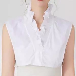 여성 브이넥 레이어드 가짜 카라 넥케이프 목폴라 페이크넥 이너