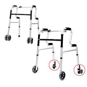 2단 4발 바퀴워커 노인보행기 실버보행기 보행보조기 보행보조차 실버카 걸음보조기