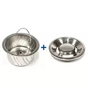 음식물탈수기 올스텐거름망 스텐덮개 세트 /  이크린주방