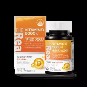 더리얼 비타민D3 5000IU 180캡슐 6개월분 1개