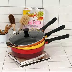 도레 국산 인덕션 편수냄비 겸 궁중팬 24cm (6color)