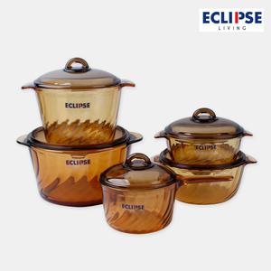 이클립스 내열 유리냄비 양수 편수냄비