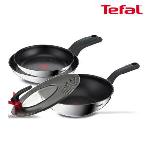 테팔 인덕션 에센스쿡 4종(팬24+28+웍28+멀티뚜껑)