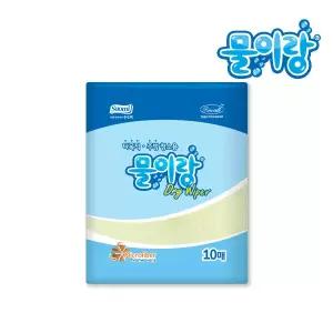 [순둥이] 물이랑 드라이와이퍼 10매 1팩 / 극세사 클리너 행주 주방 청소 걸레 (FB1)