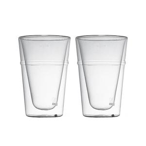 까사무띠 이중유리 필레토 글래스 350ml 2P세트, 1개