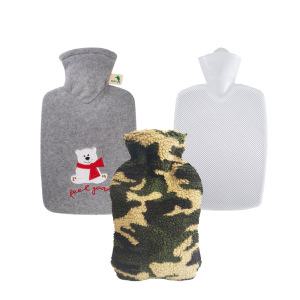 휴고프로쉬 보온물주머니 필굿베어, 1.8L + 밀리터리커버