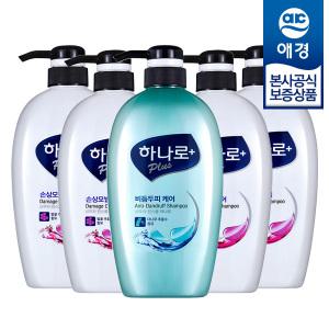 [애경] 하나로 플러스 샴푸 680ml x5개(린스겸용)