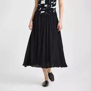 [플리츠미](의정부점)[최초 판매가 138000원] 보리코 플리츠 플레어 롱 스커트_EPSKM324004