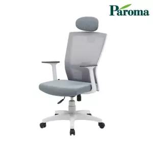 파로마 하임 알딘 화이트 학생 사무용 메쉬 컴퓨터 의자 이중럭킹 VEO0193