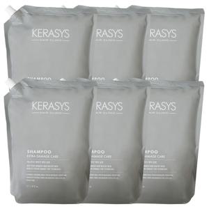 케라시스 엑스트라 데미지케어 대용량 샴푸 2000ml x 6개 리필용