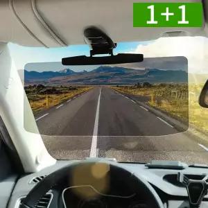 2개세트 자동차 썬바이저 눈부심방지 차량용 햇빛가리개 앞유리 자외선차단 클립형 운전석 썬가드 선바이저