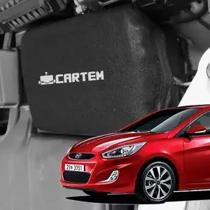 [카템] 2세대 뉴 엑센트 가솔린(14년이후) 자동차 배터리 보온커버