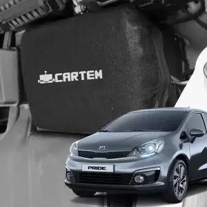 [카템] 2세대 더뉴 프라이드 가솔린 자동차 배터리 보온 커버