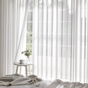 디자인누비 쉬폰 린넨 차르르 나비주름 먼지없는 도톰쉬폰 거실 안방 핀스타일 맞춤제작