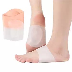 실리콘 발바닥 아치 패드 족저근막염 평발 깔창