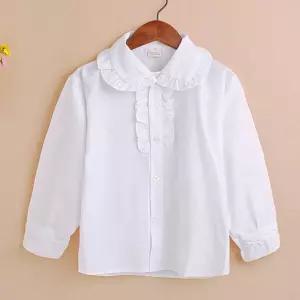 벌룬자보블라우스(불량) 주니어 여아 셔츠 면블라우스 입학 졸업 사진 초등 트 합창복 단체행사 연주회