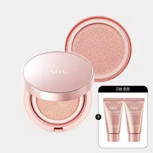 [AHC] 아우라 시크릿 톤업 쿠션 본품 15g+리필 15g+(증정)톤업크림 10g 2개