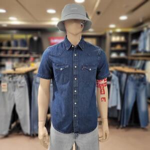 리바이스 클래식 웨스턴 반팔 데님셔츠 86626-0012