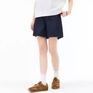 [체이스컬트] HC24 올밴딩 4부 데님 팬츠 (S-L) 여자 연청 진청 인디고 데님 청 반 (S33507093)