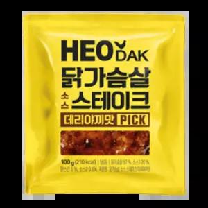 허닭PICK 닭가슴살 소스 스테이크 데리야끼맛 100g