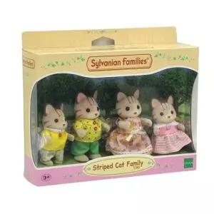 캐릭터 인형 실바니안 줄무늬 고양이가족 세트 캐릭터인형 장식인형 고양이인형