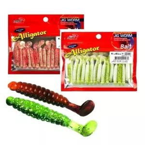 S씨타임 JRC 쏘가리 투톤 웜 4.5cm 루어 낚시 미끼 웜