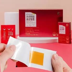 0칼로리 홍삼 필름 60매 0칼로리음식 홍삼진액 필름 시댁 첫인사선물 시어머님 생신선물 시아버지생신선물