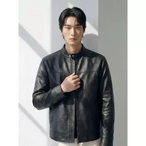 [해리슨옴므][해리슨] 비건 레더 바이커 자켓 KTOF1194