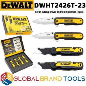 DEWALT 호환 DWHT2426T23/DWHT10910 4세트 커팅 나이프 접이식 칼 전동 공구 세트 4 in 1ta