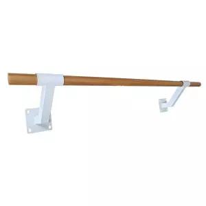 벽부형 발레 바 A.1m바+브라켓2개 학원 지지대 무용 기둥 스트레칭바 홈폴