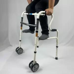 [노인 장기요양 복지용구] 국산 노인보행기 HM-606 환자용 접이식 워커 병원 어르신 걷기보조기 본인부담금 6% 