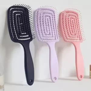 볼륨 스타일링 헤어 빗 회오리 빗 헤어 브러쉬 두피 마사지 드라이 뿌리 볼륨 3컬러