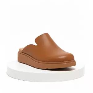 핏플랍 젠-FF 소가죽 여성 뮬 클로그 굽높이 4.9cm FFSO3F013 699184