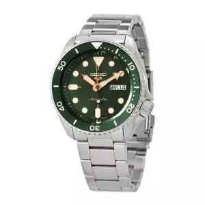 Seiko 세이코 SRPD63K1 5스포츠 오토매틱 그린 다이얼 남성용 시계