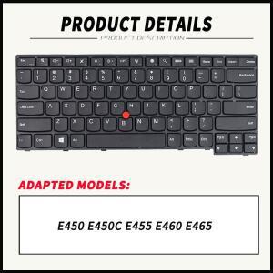 레노버 씽크패드 E450 E450C 키보드 E455 E460 E465 W450 E460C 노트북 영어 키보드 04X6181 미국 키보드