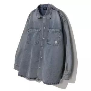 빈트릴 BEENTRILL SUNDAY 빈티지 워싱 데님 셔츠(라이트 인디고) BA243SI051LD 117746