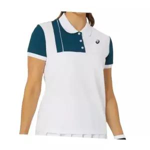 아식스 ASICS 우먼 클래식 SS 폴로 셔츠(2042A295100) 반팔 티셔츠 2042A295100 641659