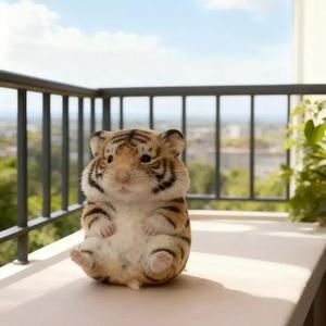 귀여운 햄스터 호랑이 인형 키링 커플 열쇠고리 가방 백참 자동차 키홀더