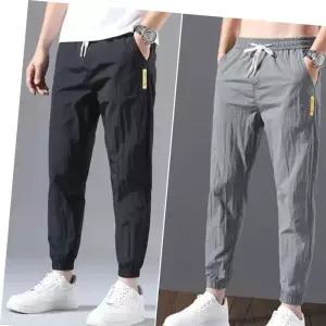 봄 여름 데일리 팬츠 남성 얇은 조거팬츠 밴딩 작업복