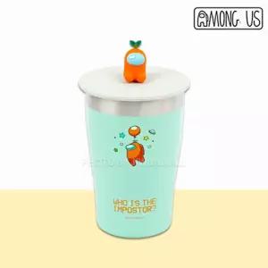 어몽어스 피규어 스텐컵 어린이 스테인리스 캐릭터 물컵 그린