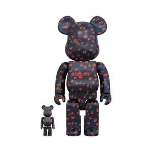 [정품] 베어브릭 Bearbrick x Muveil Strawberry Pattern 100%  400% Set 뮤베일 스트로베리 패턴 세트 89
