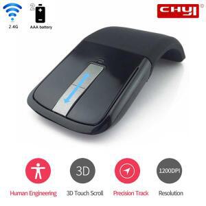 마이크로소프트 아크 터치 마우스용 무선 접이식 슬림 광학 컴퓨터 게임용 USB 리시버 PC 노트북 및 맥