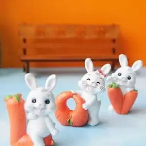 당근러브토끼 4P세트 테이블 카페 소품 장식 인테리어