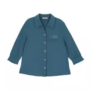 [지센] 린넨라이크 Y넥카라 블라우스 LFWSP307_TB