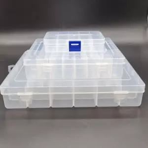 다용도 칸 분리형 플라스틱 보관함 - 27.5x17.5cm 36구/칸분리/소품/보관/케이스/보관통/알약/비즈/쥬얼리