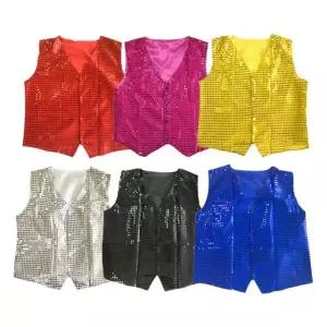 스팽글 반짝이 조끼 할로윈 크리스마스 파티 행사용품