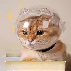 할킴 방지 고양이 헬멧 미용 보호 발톱깎이 긁힘방지 물림 커버 고양이 머리덮개