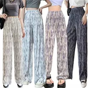 밸런스 여름 쿨바지 플리츠팬츠 밴딩 와이드팬츠