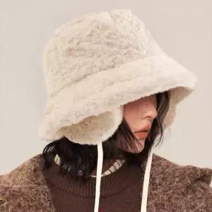 커플 귀달이 귀마개 귀덮는 털 방한모자 귀마개버킷햇